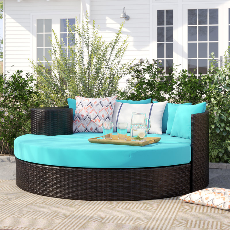 Sol 72 Outdoor Freeport Patio Daybed with Cushion & Reviews Wayfair
